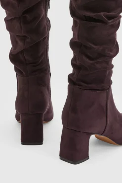 Wallis Bottes Hautes À Talons En Synthétique Kye< Bottes|Bottes En Daim
