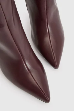 Bottes Hauteur Genou À Talon Aiguille Et Bout Pointu