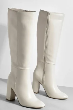 Bottes Hauteur Genou À Talon Bloc