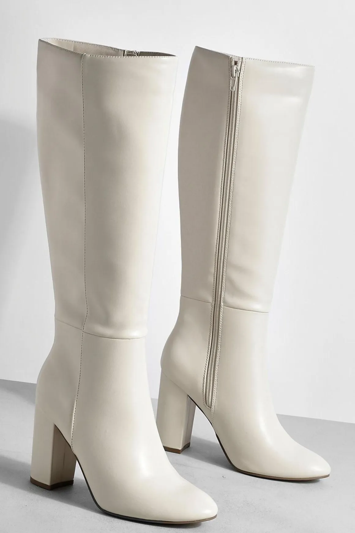 Bottes Hauteur Genou À Talon Bloc