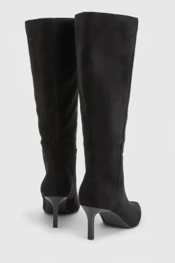 Bottes Hauteur Genou À Talon Stiletto Mi-haut