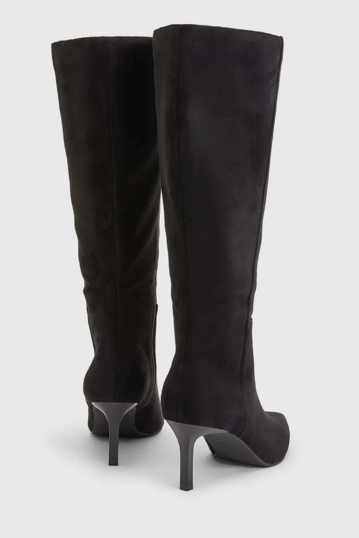 Bottes Hauteur Genou À Talon Stiletto Mi-haut