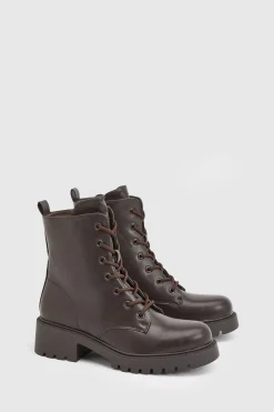 Bottes À Lacets Aveline En Synthétiquecuir