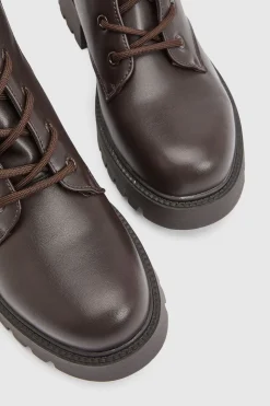 Bottes À Lacets Aveline En Synthétiquecuir