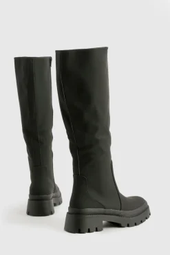 boohoo Bottes mi-hautes en caoutchouc< Bottes|Bottes Hautes