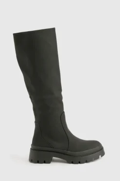 boohoo Bottes mi-hautes en caoutchouc< Bottes|Bottes Hautes