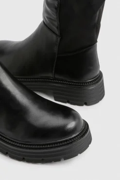 Bottes montantes basiques massives