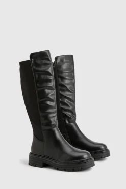 Bottes montantes basiques massives