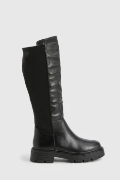 Bottes montantes basiques massives