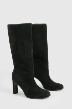 boohoo Bottes montantes à bout carré< Bottes|Bottes Hautes