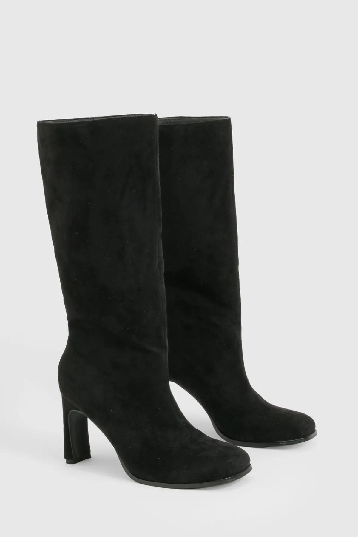 boohoo Bottes montantes à bout carré< Bottes|Bottes Hautes
