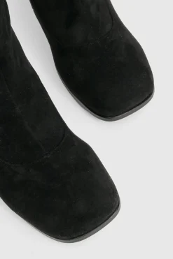 boohoo Bottes montantes à bout carré< Bottes|Bottes Hautes