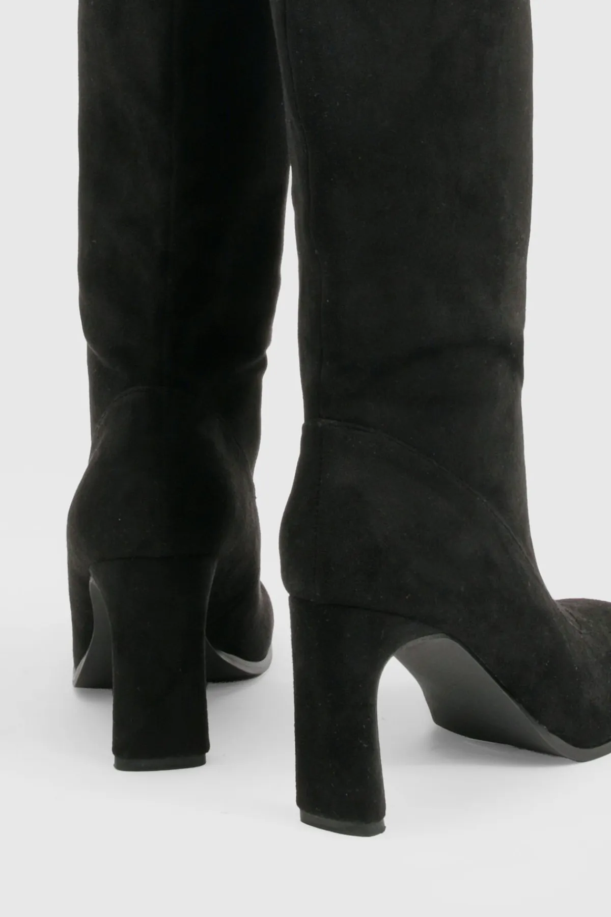 boohoo Bottes montantes à bout carré< Bottes|Bottes Hautes