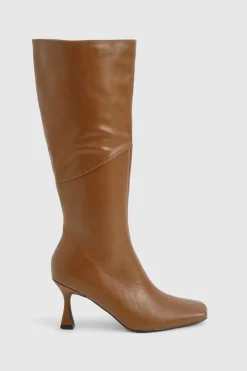 Bottes montantes à bout carré pointu