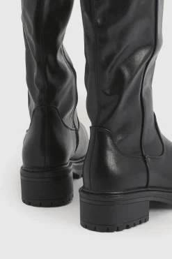 Bottes Montantes Extensibles À Semelle Épaisse