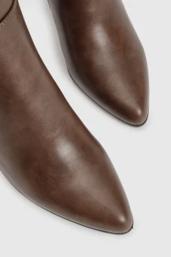 Bottes montantes jusqu'au genou à talon empilé