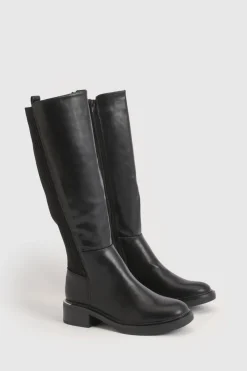 Bottes Montantes à Panneaux Élastiques
