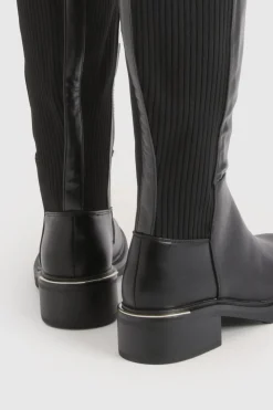 Bottes Montantes à Panneaux Élastiques