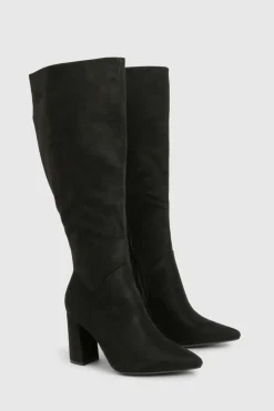 Bottes montantes pour pieds larges en synthétique