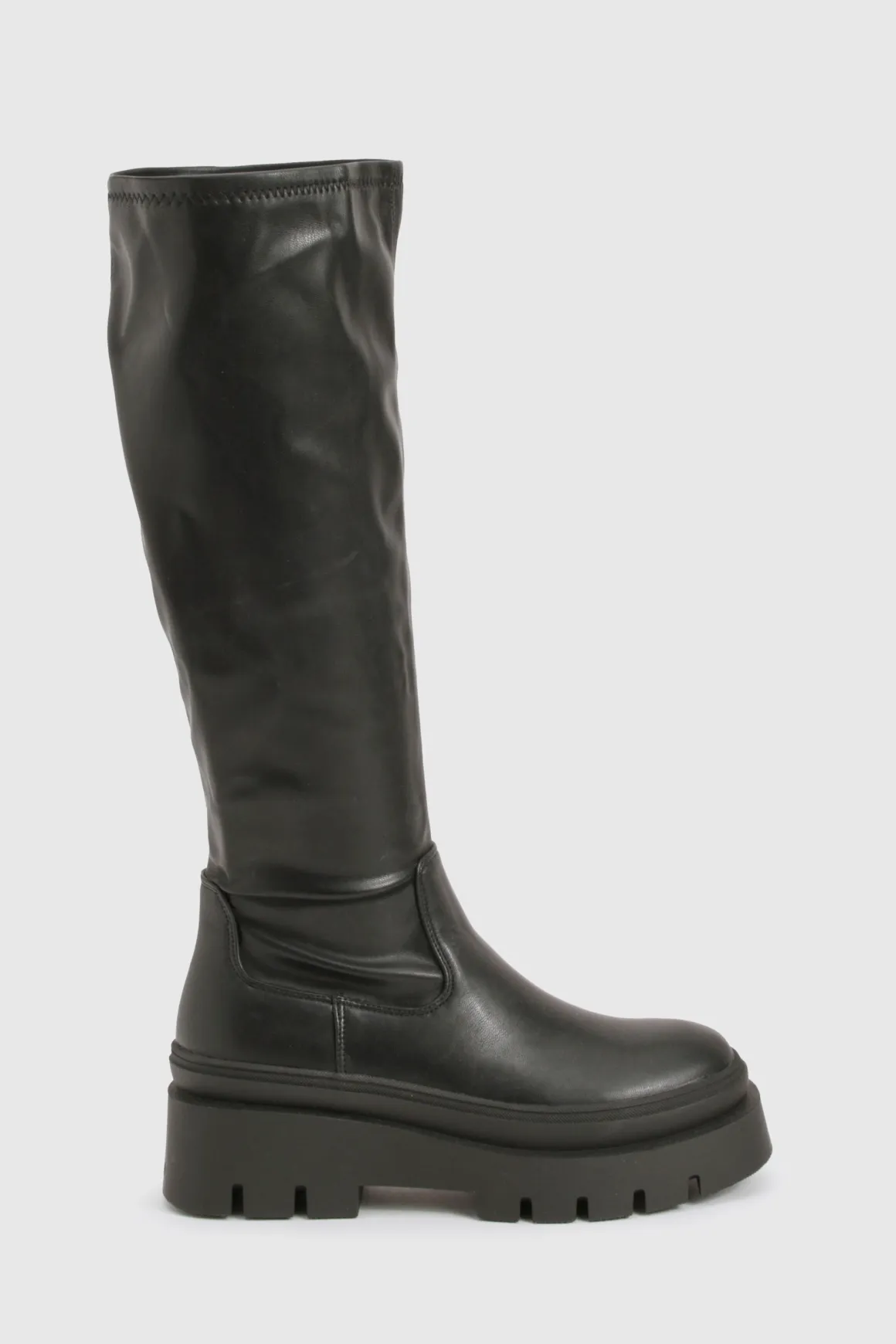 Bottes montantes style sock robustes