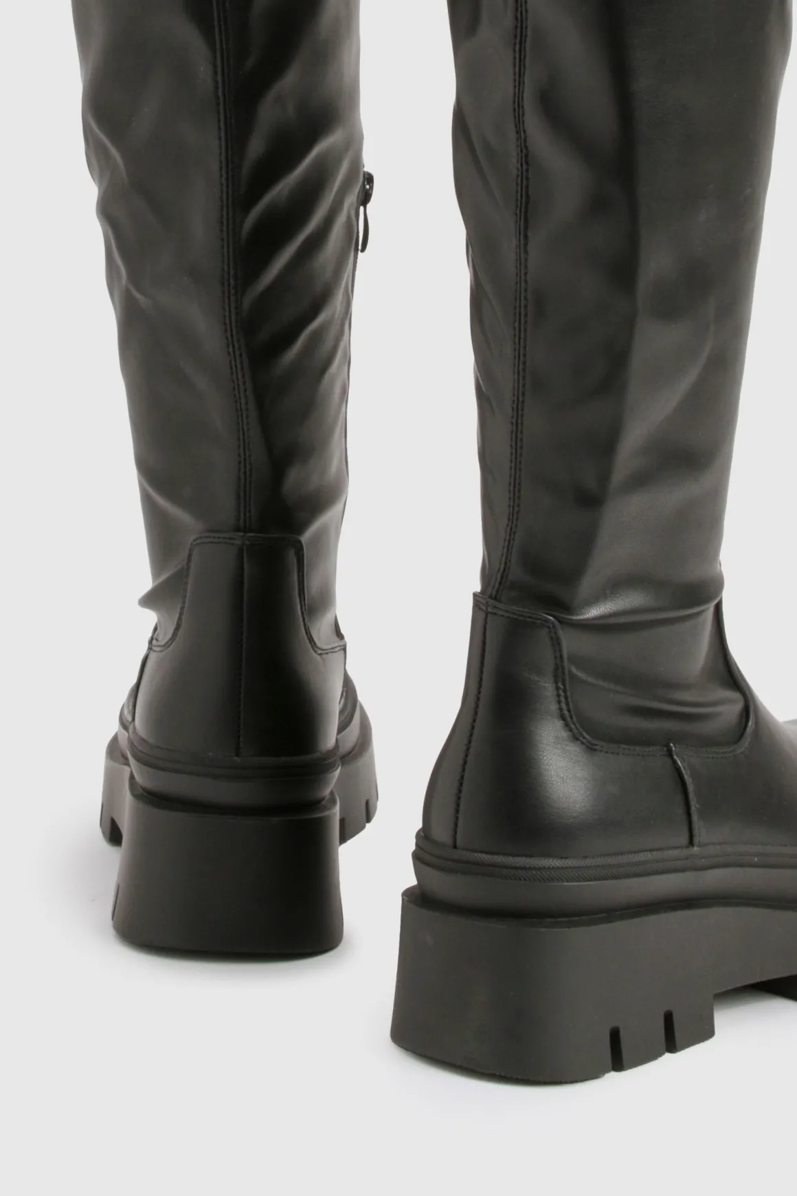 Bottes montantes style sock robustes