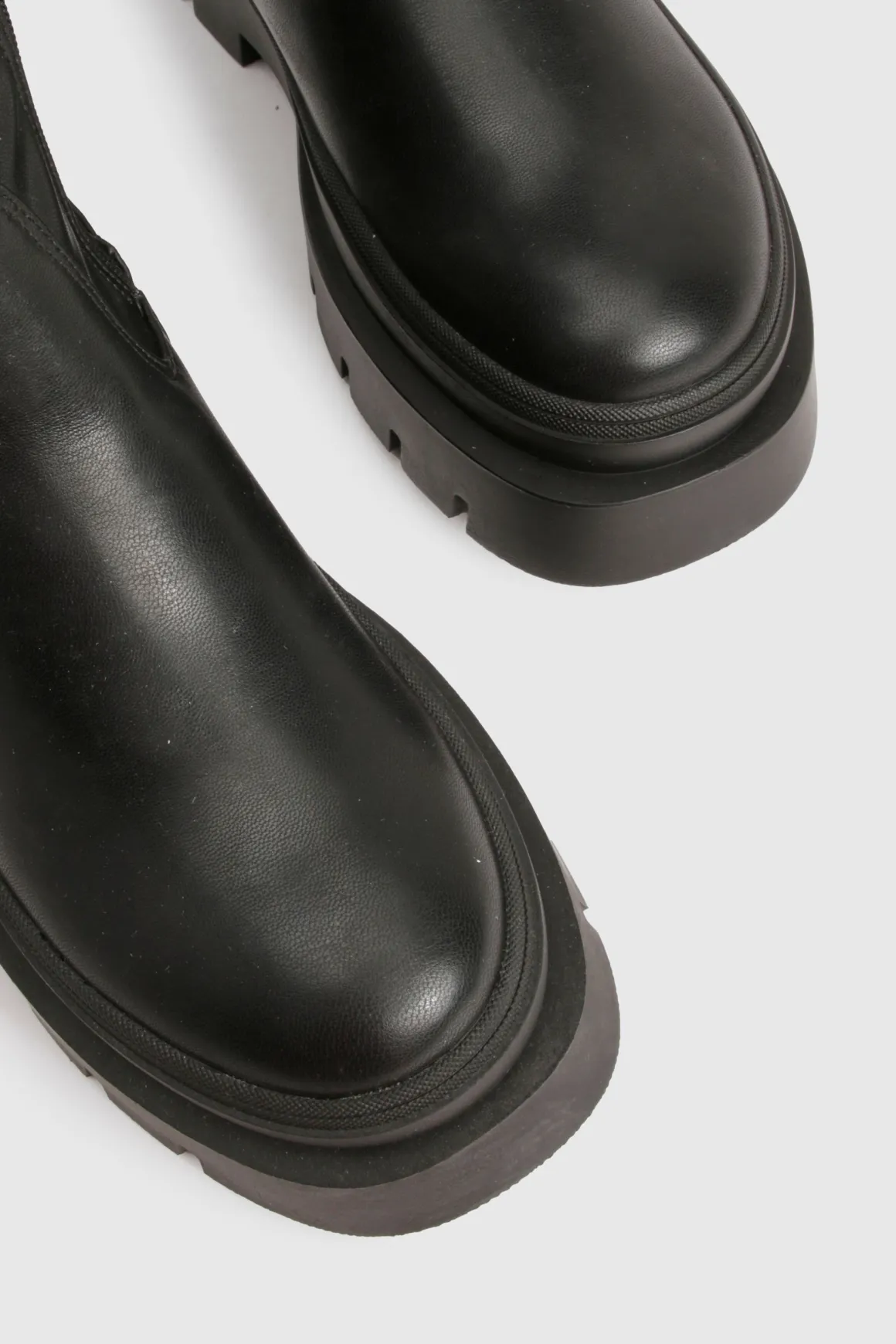 Bottes montantes style sock robustes