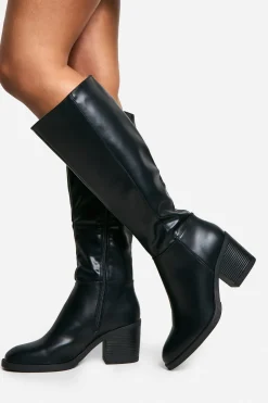 Bottes Montantes À Talon Bloc