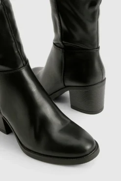 Bottes Montantes À Talon Bloc
