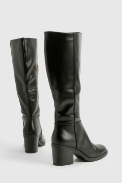 Bottes Montantes À Talon Bloc