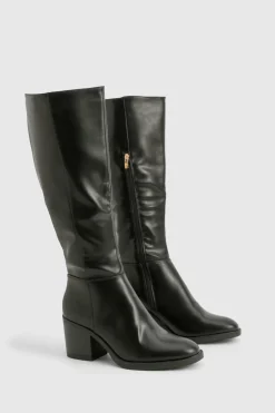 Bottes Montantes À Talon Bloc