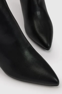 boohoo Bottes Montantes À Talon Bloc Coupe Large< Bottes|Bottes Hautes