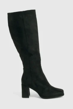 Bottes montantes à talon bloc pour pieds larges