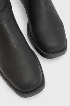 Dorothy Perkins Bottes Motardes Bonnie À Boucles En Synthétique Coupe Large< Bottes|Bottes En Daim
