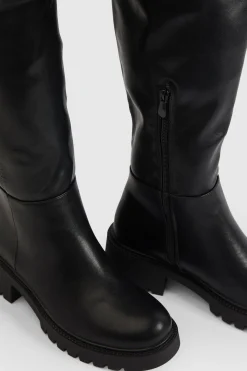 Bottes Épaisses Montant Au-Dessus du Genou