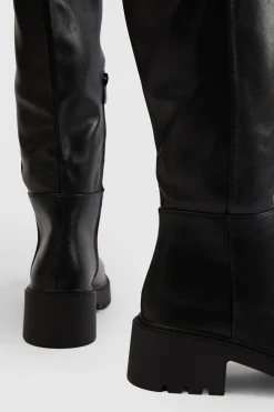 Bottes Épaisses Montant Au-Dessus du Genou
