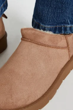 Bottes Pamela Douillettes en synthétique avec Bordure en Fourrure