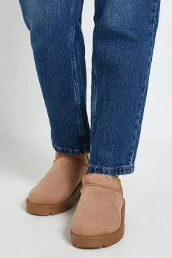 Bottes Pamela Douillettes en synthétique avec Bordure en Fourrure