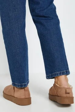 Bottes Pamela Douillettes en synthétique avec Bordure en Fourrure