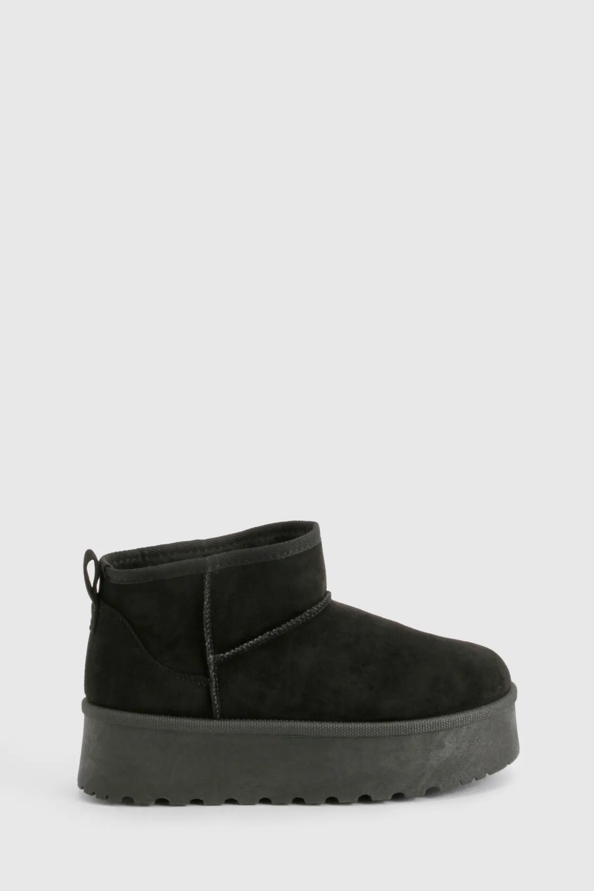 Bottes À Plateforme Doublées De Synthétique