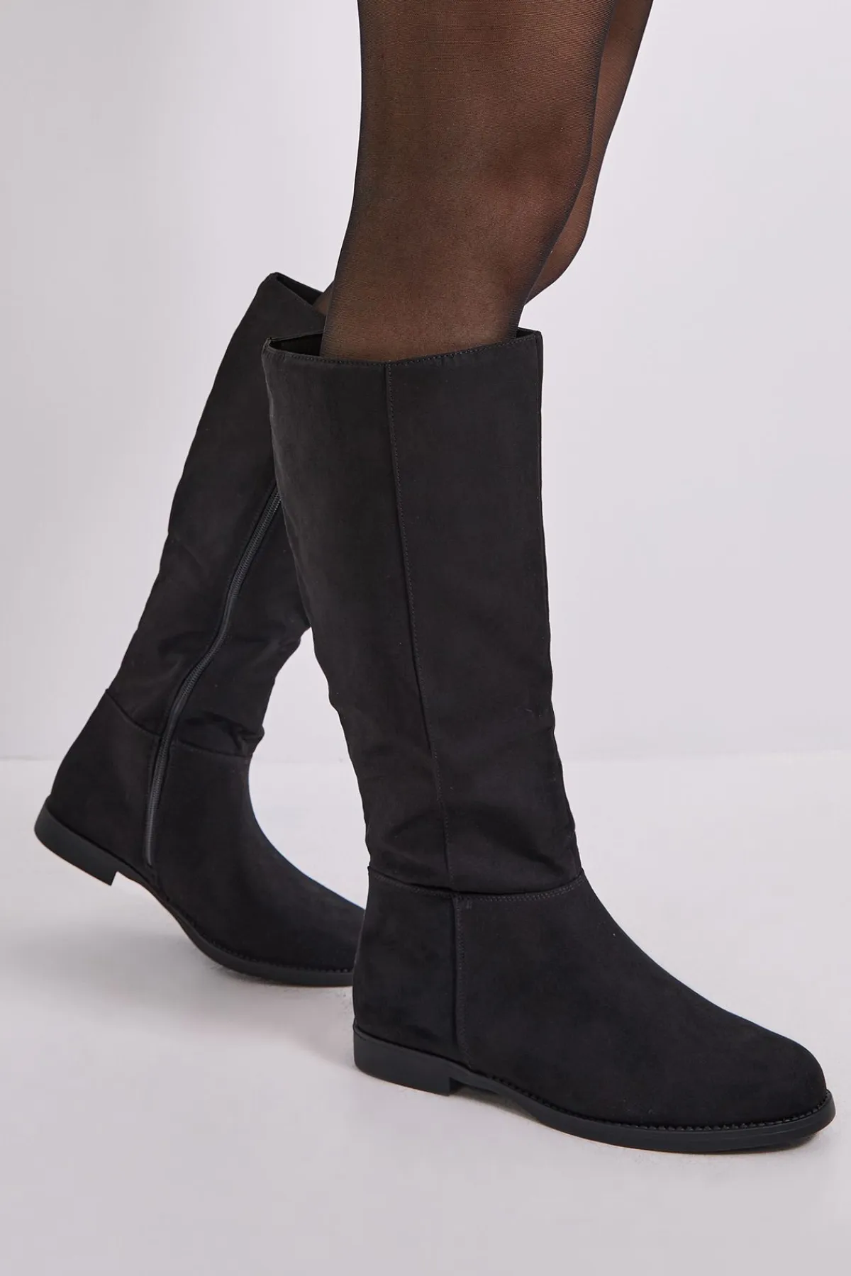 Dorothy Perkins Bottes Plates Montantes Karla Coupe Large< Bottes|Bottes Hautes