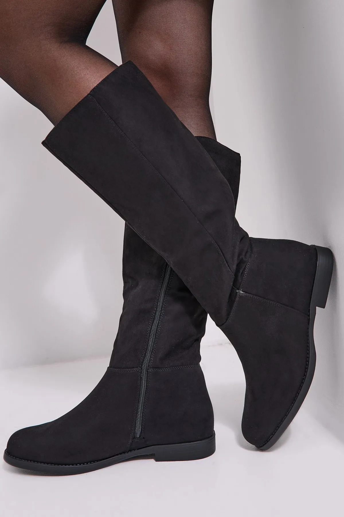 Dorothy Perkins Bottes Plates Montantes Karla Coupe Large< Bottes|Bottes Hautes