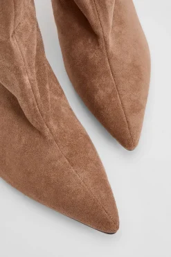Oasis Bottes Pointues Betty À Talon Moyen En Synthétique< Bottines|Bottes En Daim