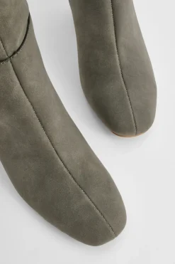boohoo Bottes à talon empilé montantes jusqu'au genou< Bottes|Bottes Hautes