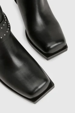 boohoo Bottes Western Biker à Boucle et Coupe Large< Bottes|Bottes Motardes