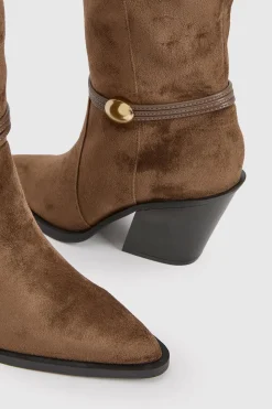 Bottes Western Cowboy Montantes À Détail Garniture