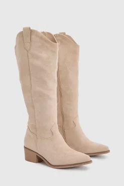 Bottes Western Cowboy Montantes En Synthétique