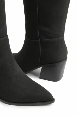 Bottes Western Mi-mollet Coupe Large