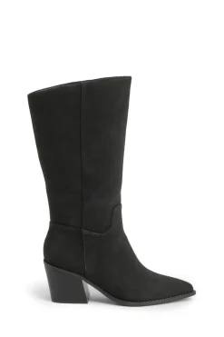 Bottes Western Mi-mollet Coupe Large