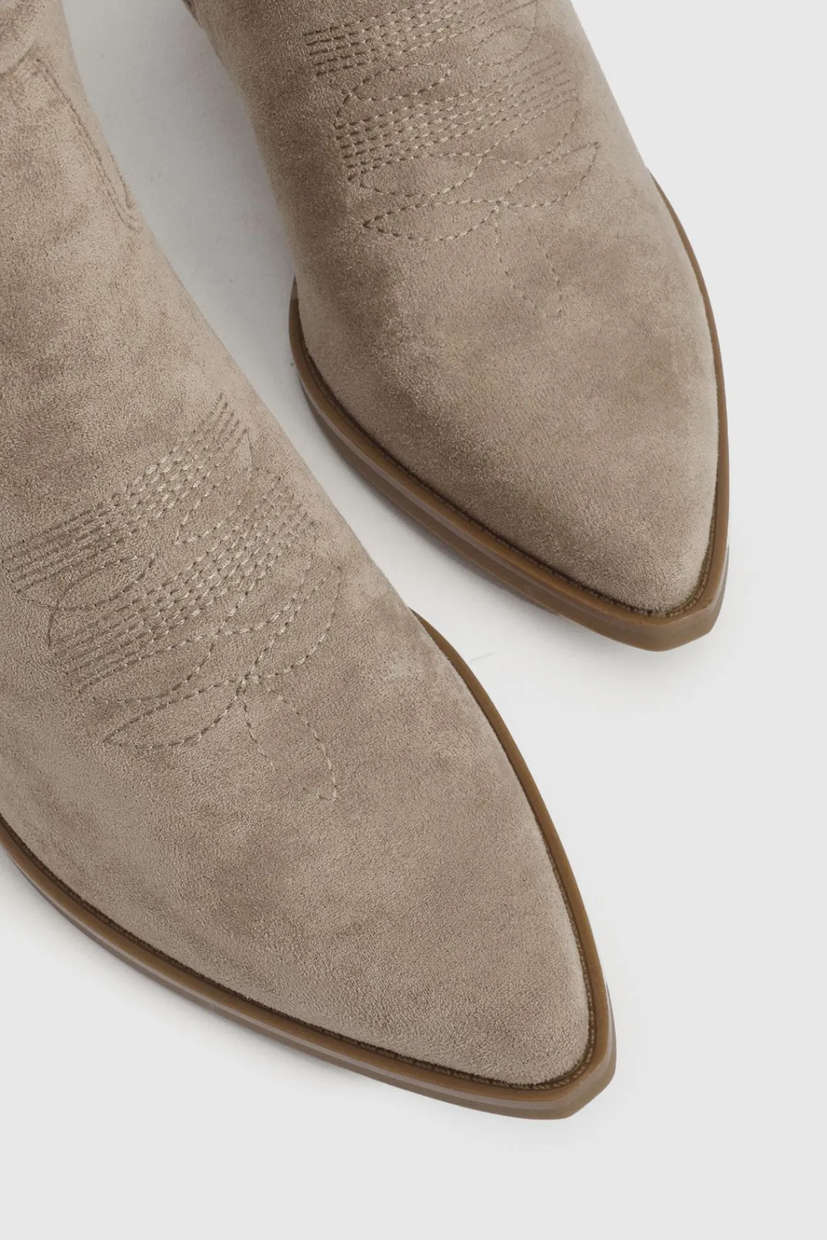 boohoo Bottes Western Montantes Brodées En Synthétique< Bottes|Bottes En Daim