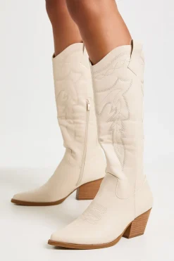 Bottes Western Montantes Brodées